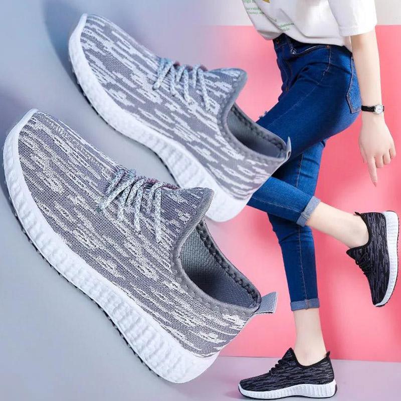 Spring and Summer Breathable Women's Sports Shoes Mother Elderly Walking Shoes Women's Net Shoes Women's Work Shoes