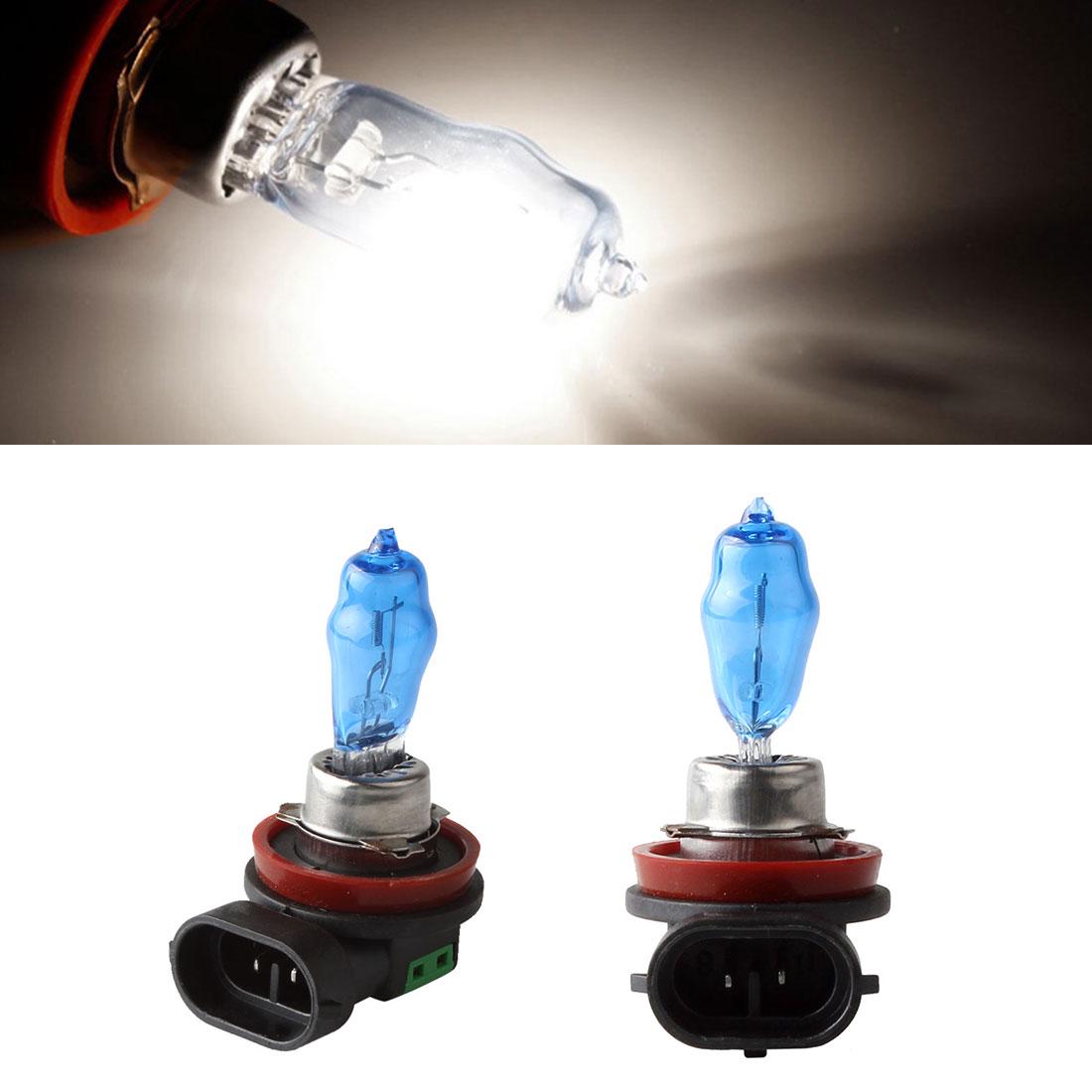 2x H11 100W White Light Super Bright Car HOD Xenon Halogen Lamp Auto Front Headlight Fog Bulb