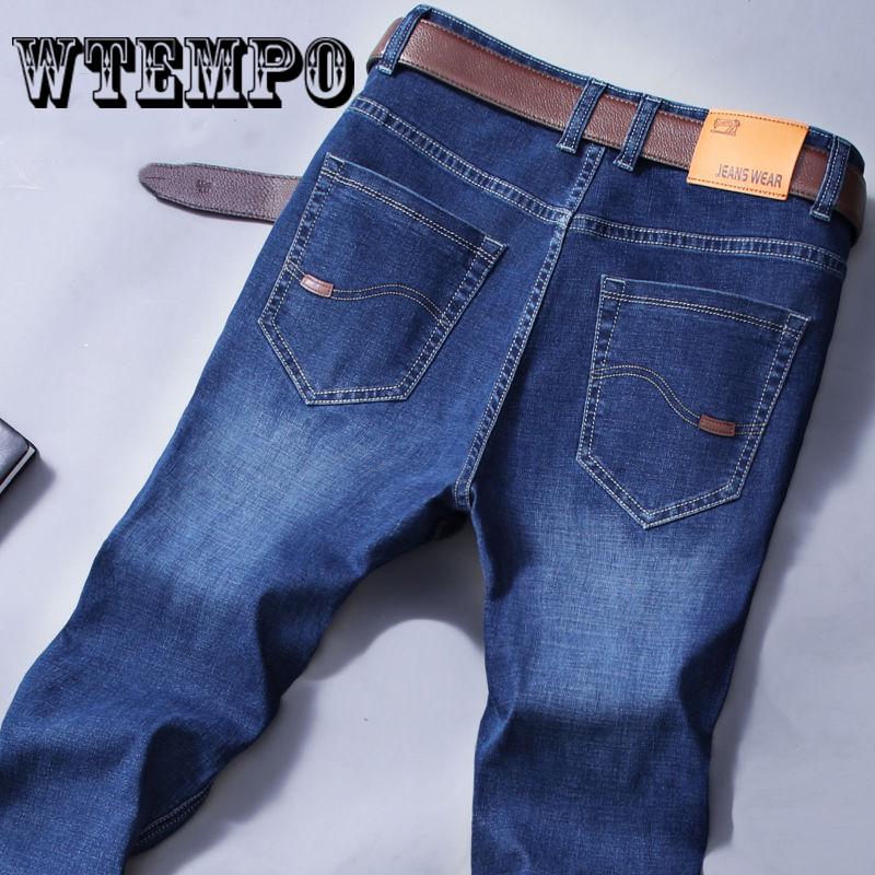 Fashion Men's Jeans Large Size Men's Elastic Stretch Trousers