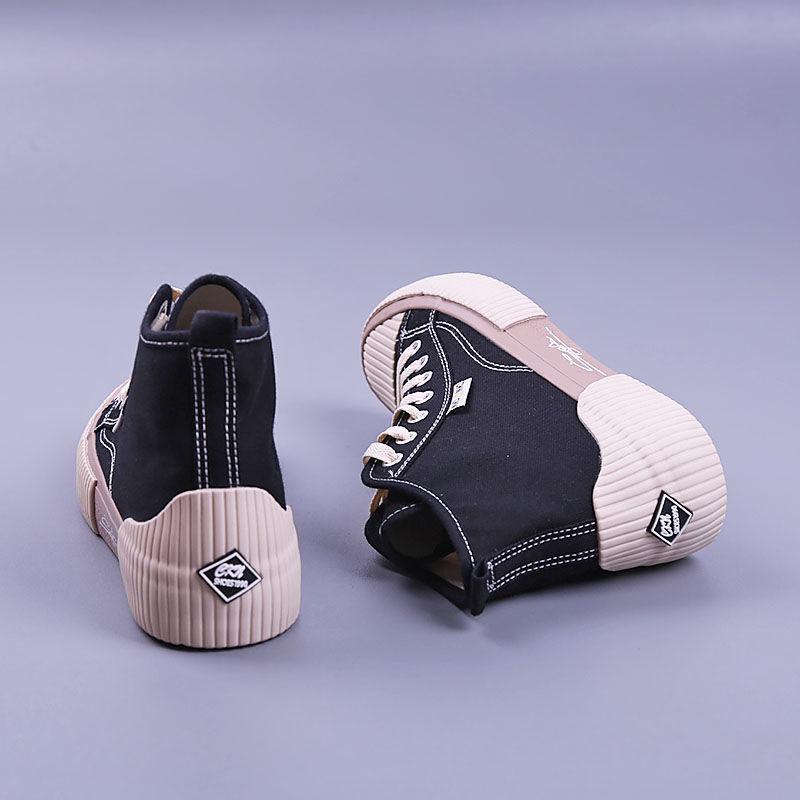 Ladies High-top Canvas Shoes Spring and Summer Korean Student Retro Style Sneakers All-match Casual Sports Shoes