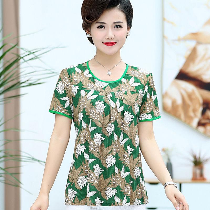 The Top Is Loose, Widened and Enlarged. Summer Short-sleeved T-shirts. Women's Daily Casual and Comfortable T-shirt Fabrics Are Light and Breathable