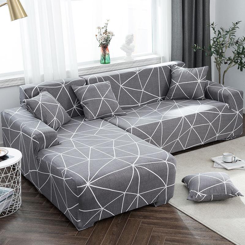 Elastic Sofa Cover Set for Living Room Slip-resistant Sofa Covers  Stretch Sofa Slipcover for 1/2/3/4 Seat Cushion Couch