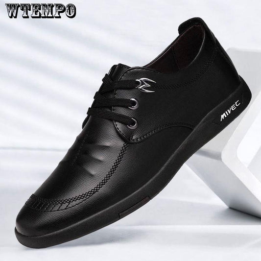 Casual Shoes Genuine Leather Flats Slip On High Quality Designer Shoes Men Sneakers Footwear