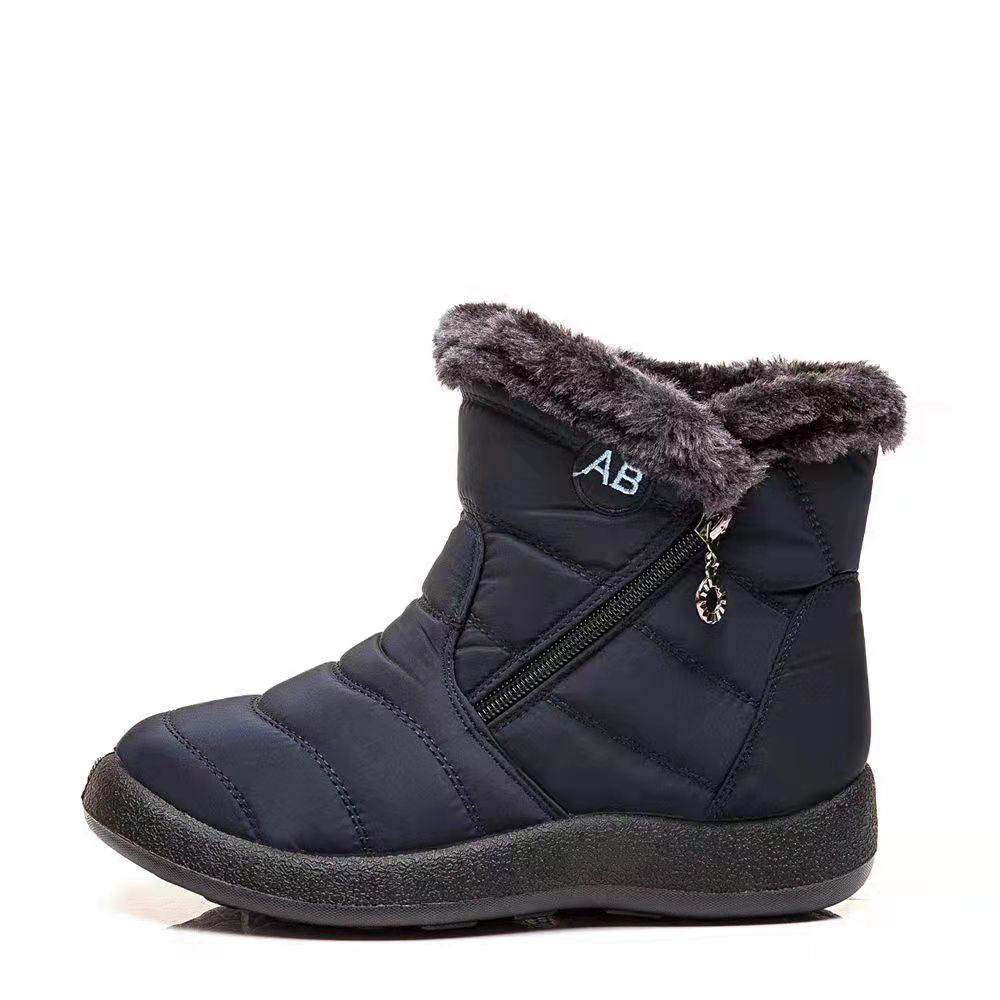 High Quality Winter Boots Women's Boots Mother Shoes Waterproof Ankle Boots Women Rain Warm Fur Foot