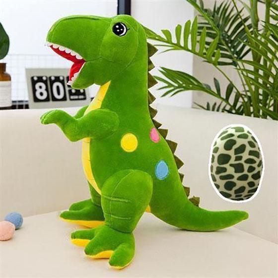 Lovely Dinosaur Plush Toy Tyrannosaurus Doll Dinosaur Egg Toy Soft Sleeping Pillow Doll Boy Girl Children's Birthday Present