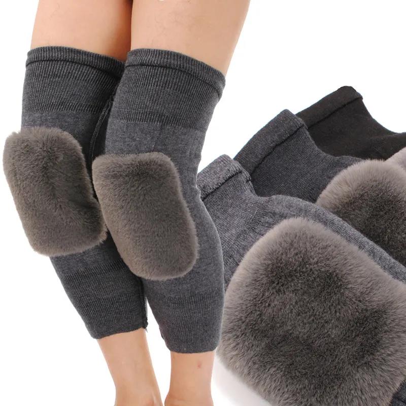 Knee Pads To Protect The Old Cold Leg Autumn and Winter Models for Men and Women Calf Protection Joint Thickening and Velvet Long Knee Protection