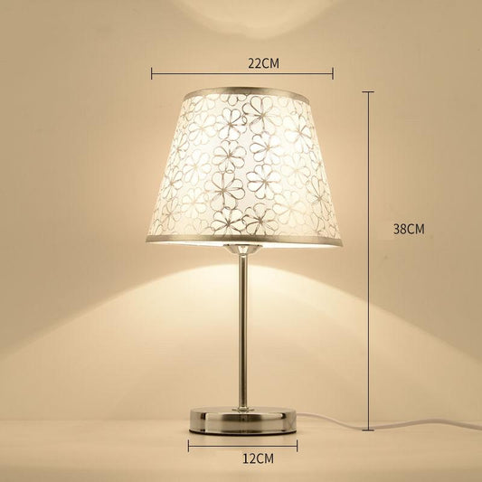 Simple and Modern Bedroom Lamp Creative Warm and Romantic Home Table Lamp Bedroom Bedside Lamp Light Dimming Counter Lamp