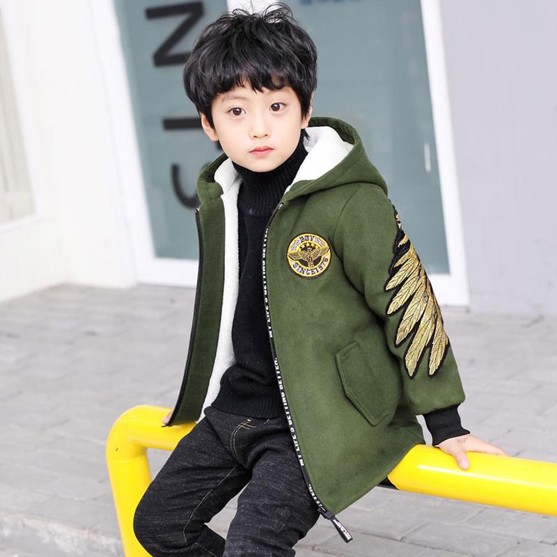 Children's Parka Winter Jackets Kids Clothing Boys Warm Down Cotton-padded Coat Thickening Outerwear