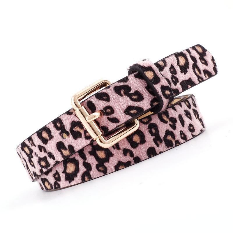 Belt Women Waist Band Leopard Color Belt Dress-in Belt Clothing Accessories