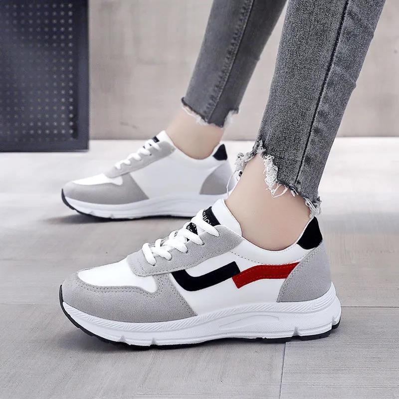 Sports Shoes Women's Spring and Autumn Small White Shoes All-match Flat Casual Shoes Soft Bottom Running Shoes