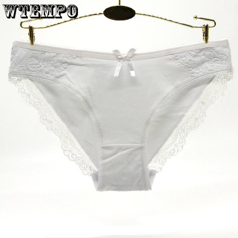 6 Pcs/Lot Antibacterial Cotton Underwear Woman Pure Panties Briefs Girls Underwear Lingerie