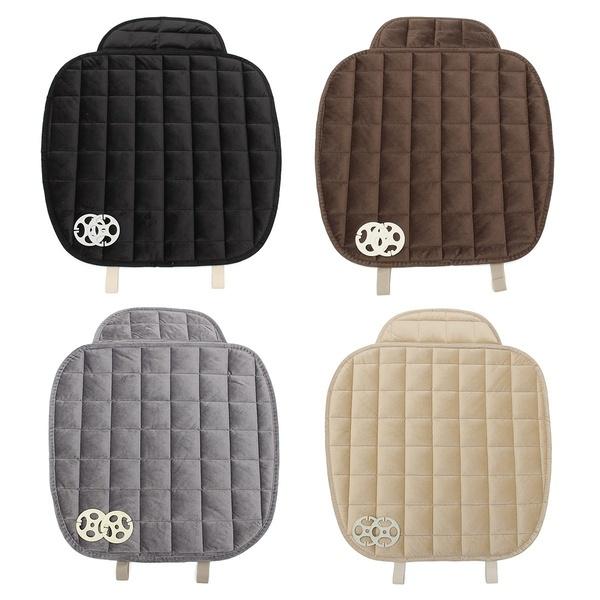 Car Seat Covers Full Set Warm Plush for Winter Auto Chairs Cover Pad Ass Protection Cushion Car Interior Accessories