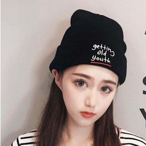 Fashion Woman hat Plush Cotton hat Trendy wild hat Windproof hat Winter Warm hat Thick hat