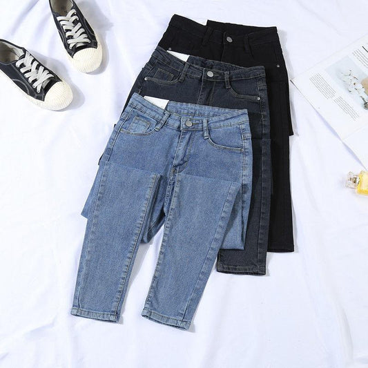 Harem Pants Vintage High Waist Jeans Woman Boyfriends Women's Jeans Full Length Jeans Denim Pants