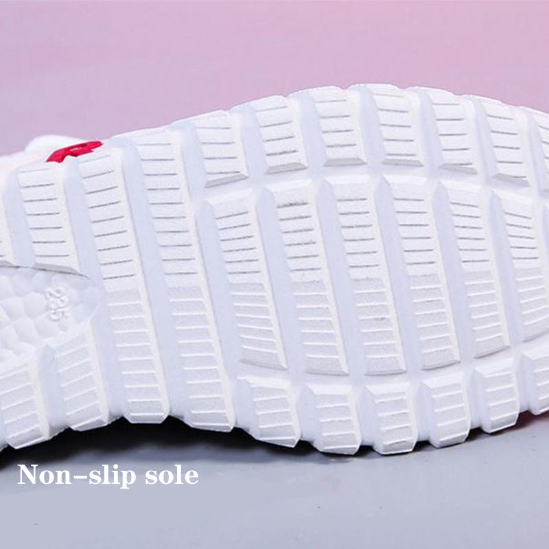 Cloth Shoes Women's Walking Shoes Soft Bottom Non-slip Mom Sneakers Breathable Net Shoes Fashion Casual Single Shoes