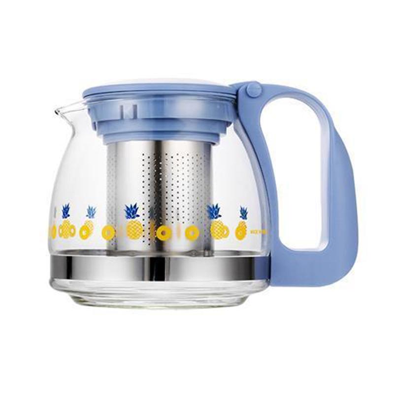 Teapot 700ML Glass Teapot Household Kettle Filter Fruit Teapot