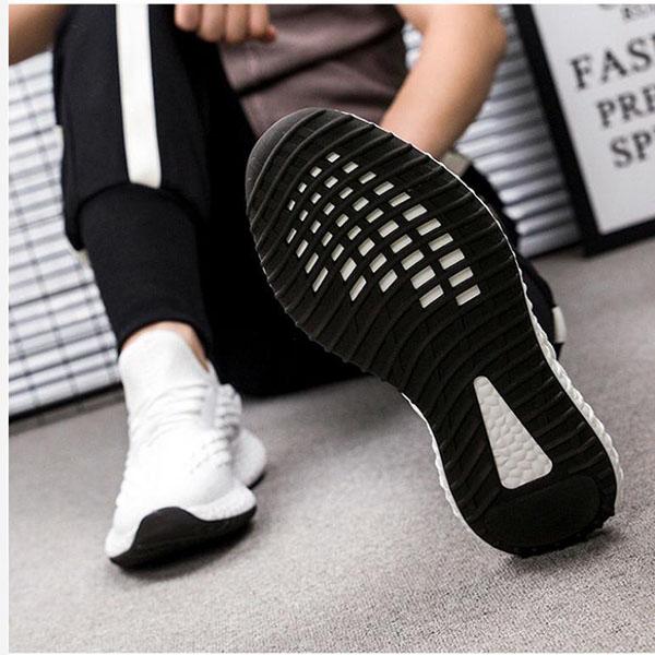 Men Sneakers Fly Woven Breathable Shoes  Casual Sports Shoes Lightweight Running Shoes