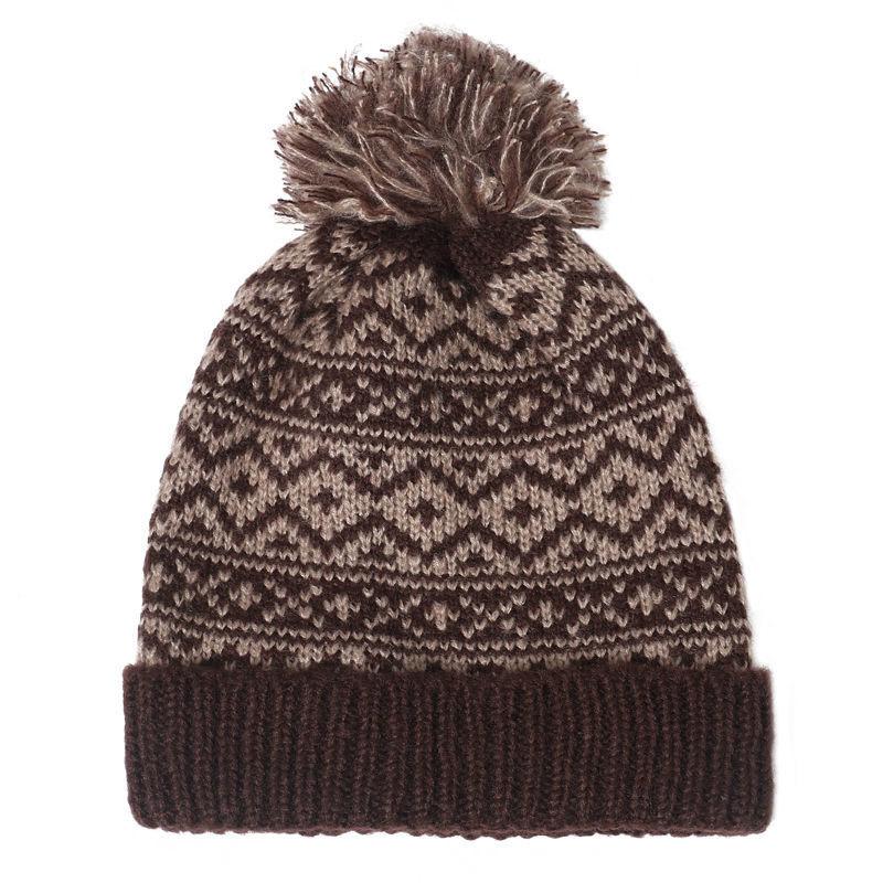 Winter Hat Ladies Casual All-match Woolen Hat Boys Knit Hat Outdoor Warm Hood