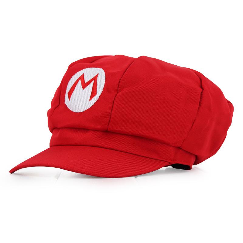 WTEMPO Brand Anime Super Mario Hat Cap Luigi Bros Cosplay Baseball Cap Costume