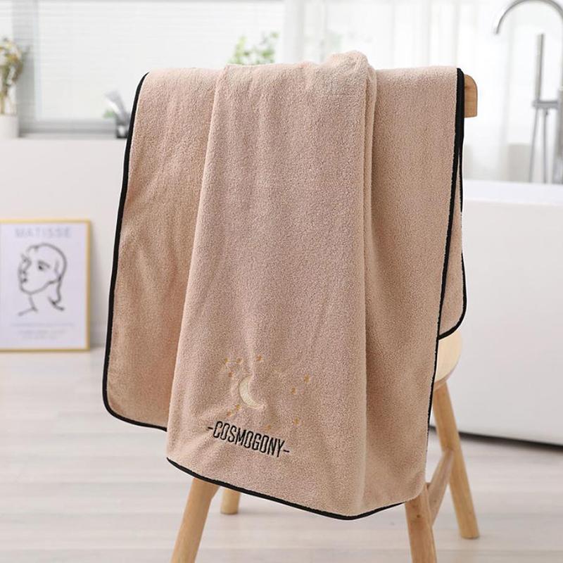 Bath Towel Quick Drying Super Absorbent Swimming Bathroom Bath Towel Towels Wash Wrap Cloth Solid Color