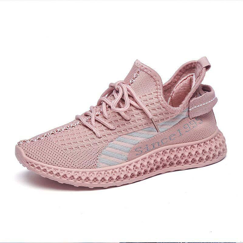 Size 35-41 Women Sneakers Basketball Shoes Lightweight Flying Woven Mesh Breathable Running Shoes