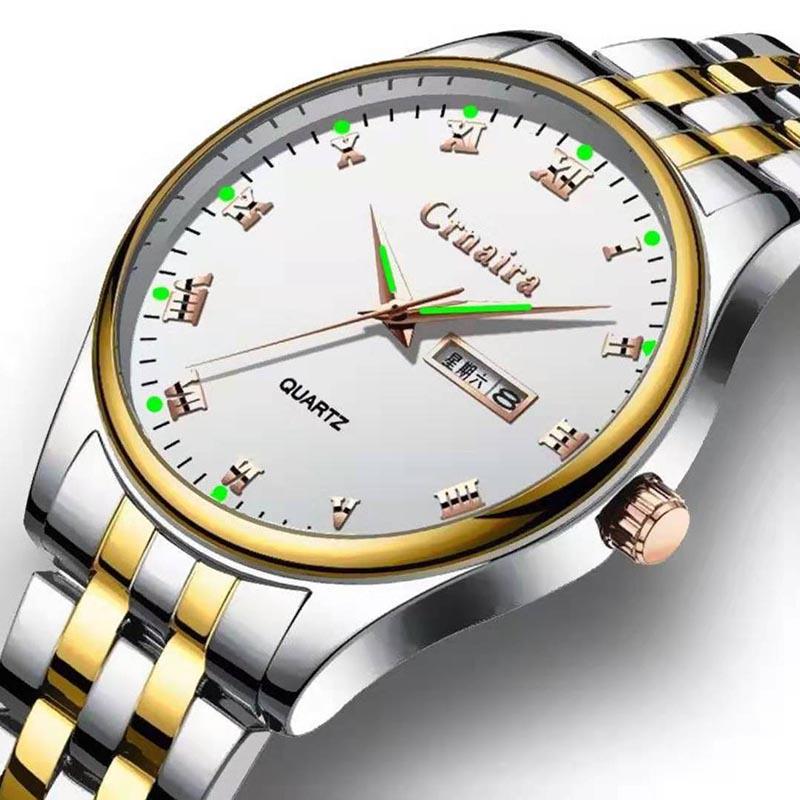 Fashion Men Full Stainless Steel Watch Automatic Mechanical Watches Business Wristwatch