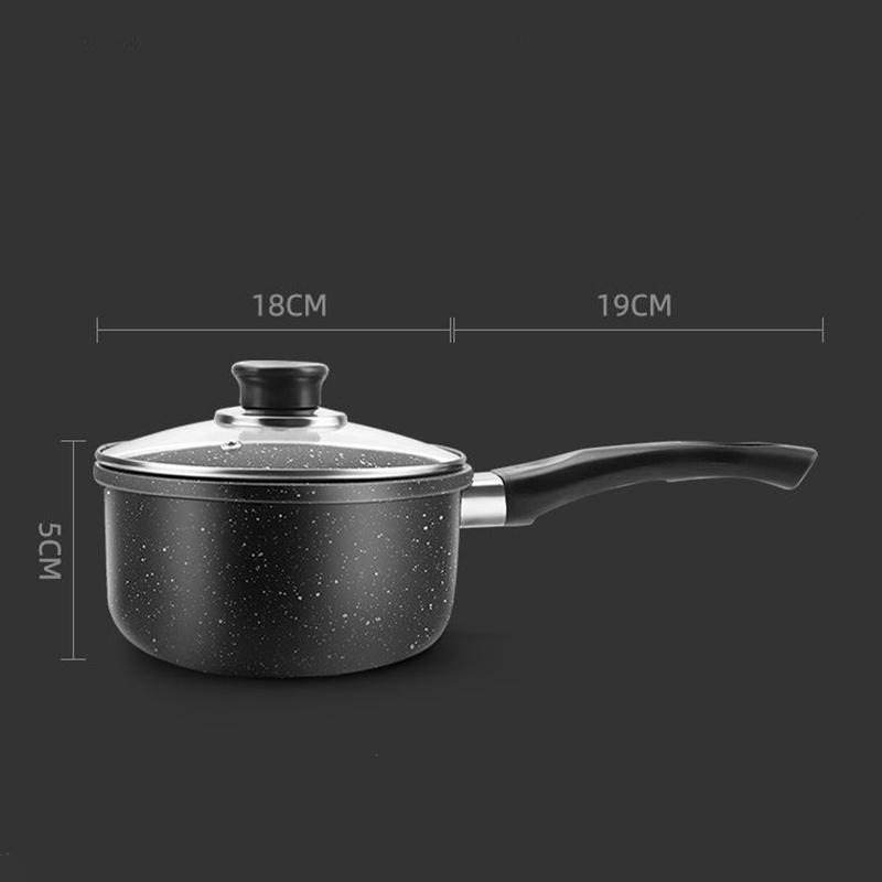 Maifan Stone Non-stick Set Pot Set Household Soup Pot Frying Pan Gas Stove Induction Cooker Suitable for Thickening Pots