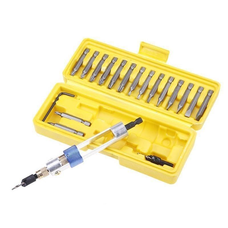 20pcs Kit of Half Time Drill High Speed 20bits Drill Driver Screwdriver Head To