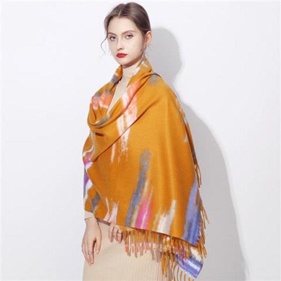 Women Scarf Warm Shawl  Wool Stoles Head Neck Long Winter Scarf Women for Ladies