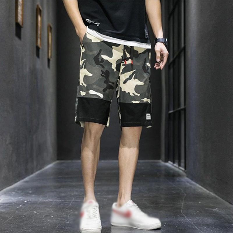 Shorts Men's Summer Trend Cotton Cargo Pants Five-point Pants Loose Large Size Outer Wear Sports Casual Shorts