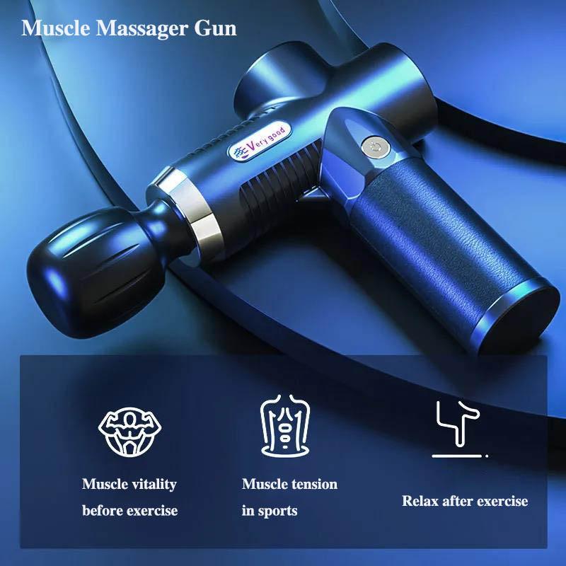 Drum Gun Muscular Relax Electric Massager Deep Vibration Sport Physiotherapy Instrument Loose Device