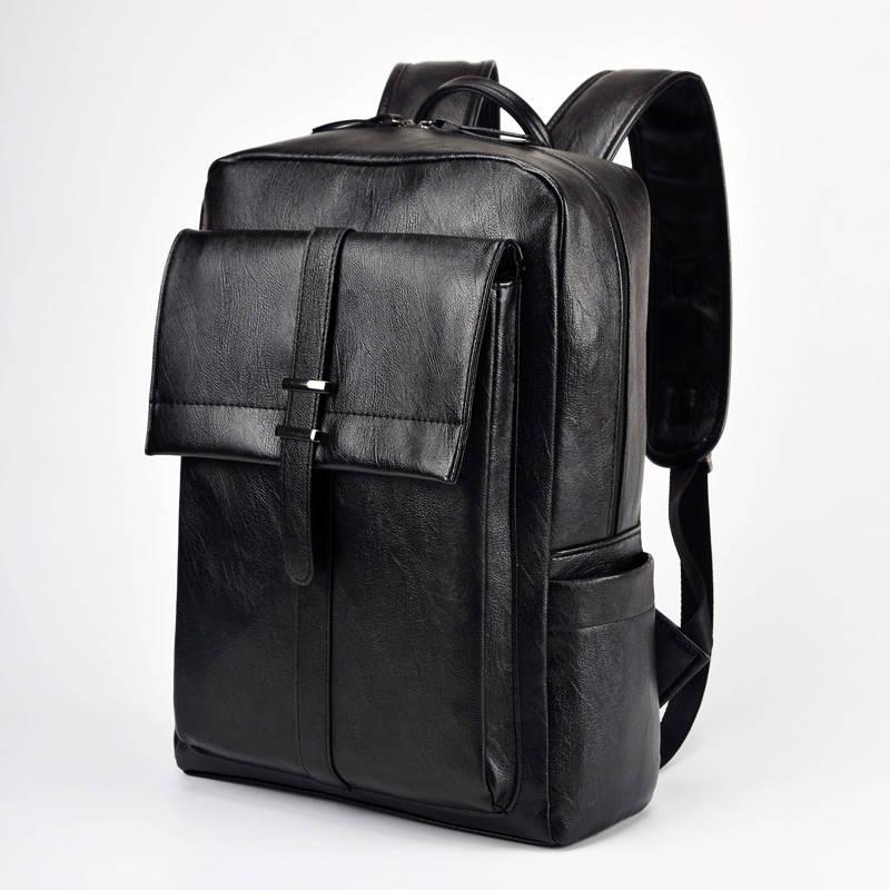 Vintage Leather Backpack Laptop Anti Theft Bags Men Waterproof Travel Big Back Pack Women Designer