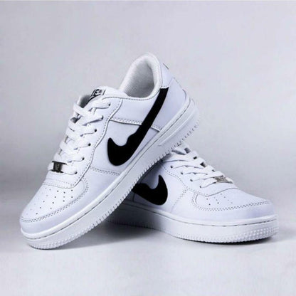 Men's shoes sports shoes high-top wild white couple Reflective women's shoes board shoes low-top