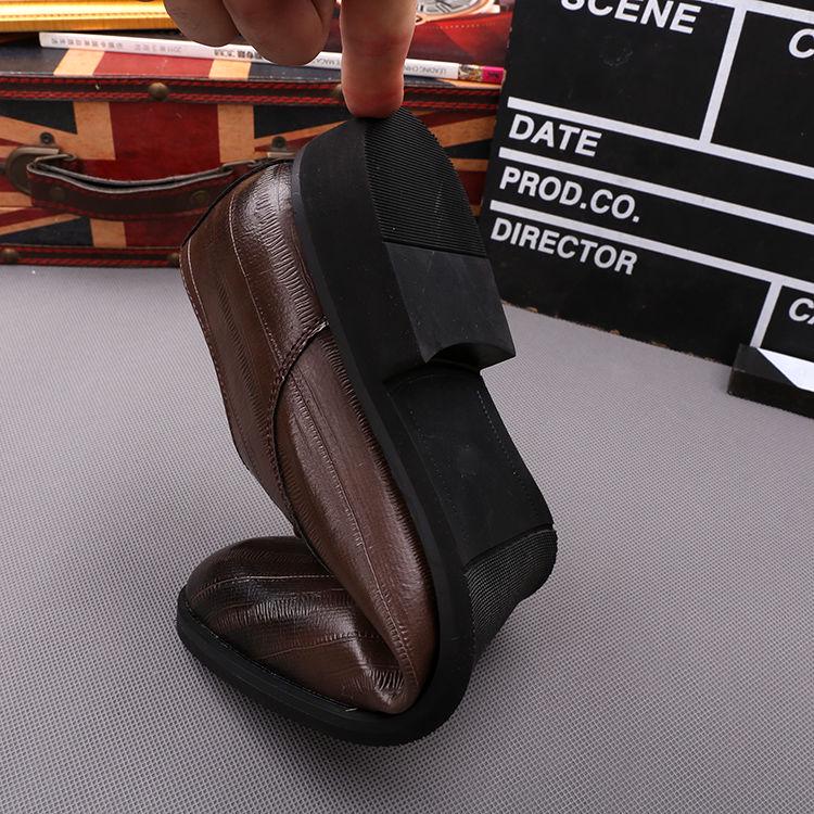 Leather Men's Shoes British Business Suit Men's Shoes Leather Wedding Shoes Men Dress Shoes for Men