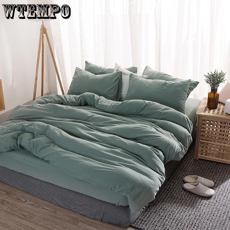 4pcs Bedding Set Sheet Set Knitted Textile Cotton Comfort Duvet Cover Set Quilt Cover