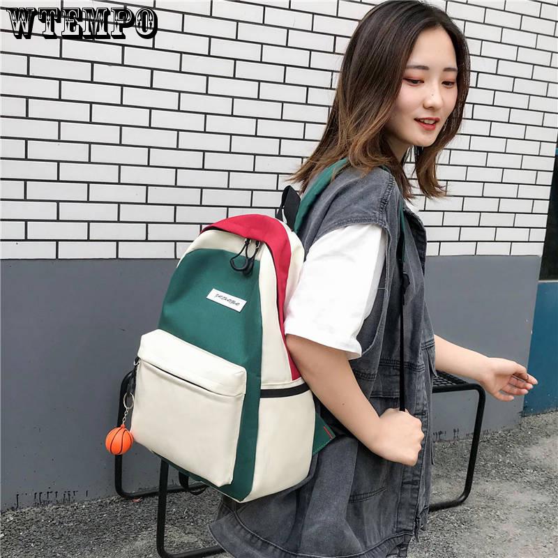 Fashion Backpacks Women backpack School Bag for teenagers girls Soft back Bag Soft bag