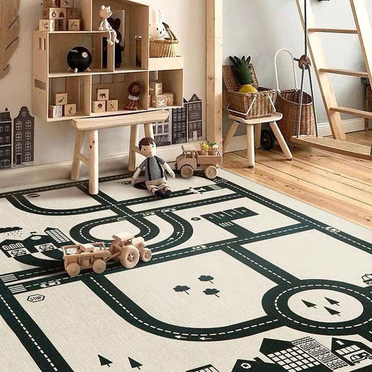 Living Room Home Children Crawling Mat Bedroom Room Cute Cartoon Bedside Carpet