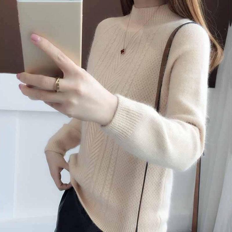 Cashmere Sweater Women Turtleneck Women's Plus Size Knitted Winter Women Warm Sweaters Female Jumper