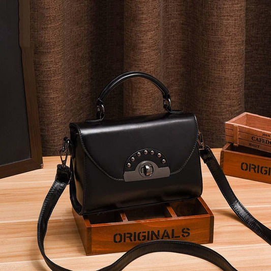 Leather Bags for Women Shoulder Bag Solid Color Feminina Handbag Vintage Ladies Bag Crossbody