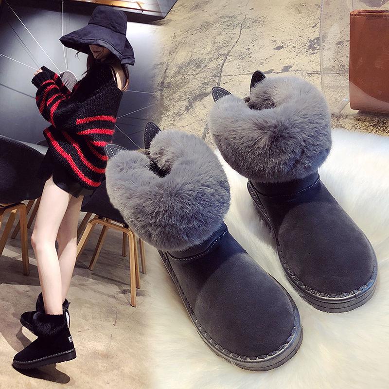 Winter Cold protection Non-slip shoes Snow boots Cotton shoes Outdoor Casual shoes Woman shoes