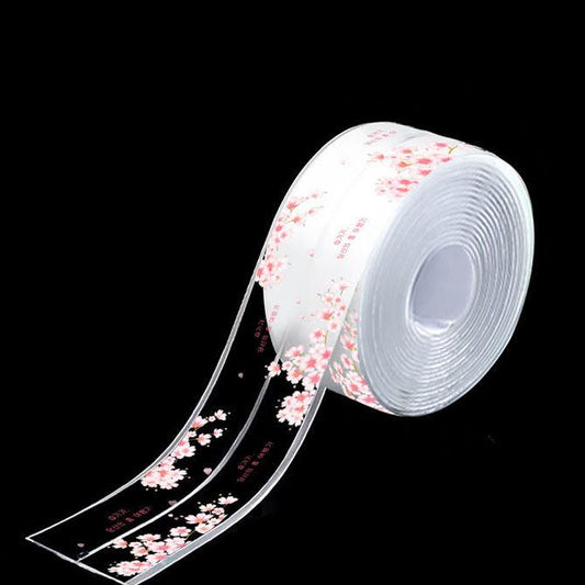 Printing Transparent Self Adhesive Waterproof Wall Sticker for Bathroom Kitchen Sink Bath Sealing Strip Tape