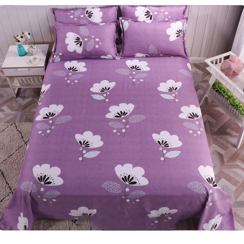 Bedding Set Three-piece Skin-friendly, Breathable, Sweat-absorbent Bed Sheet Pillowcase Single and Double Bed Sheets Plus Size Bed Sheets