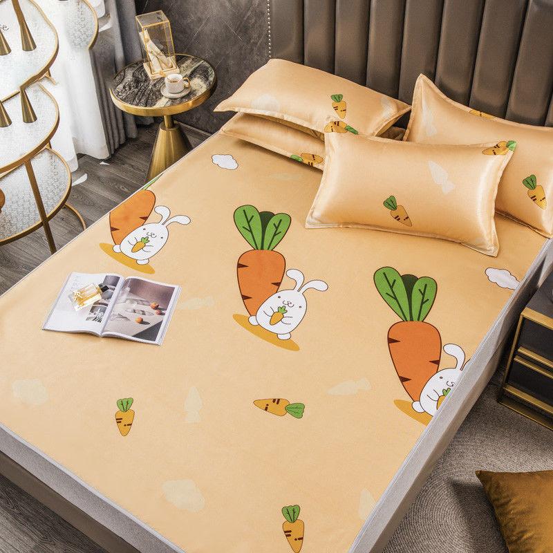 Skin-friendly Bed Sheet Simmons Protective Cover Non-slip Bed Sheet Not Shrink Bedding Bed Cover