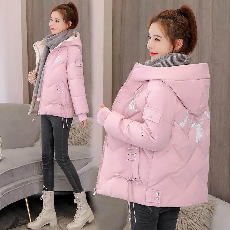 Winter Down Cotton Jacket Women's Short Fashion Thick Loose Large Size Jacket