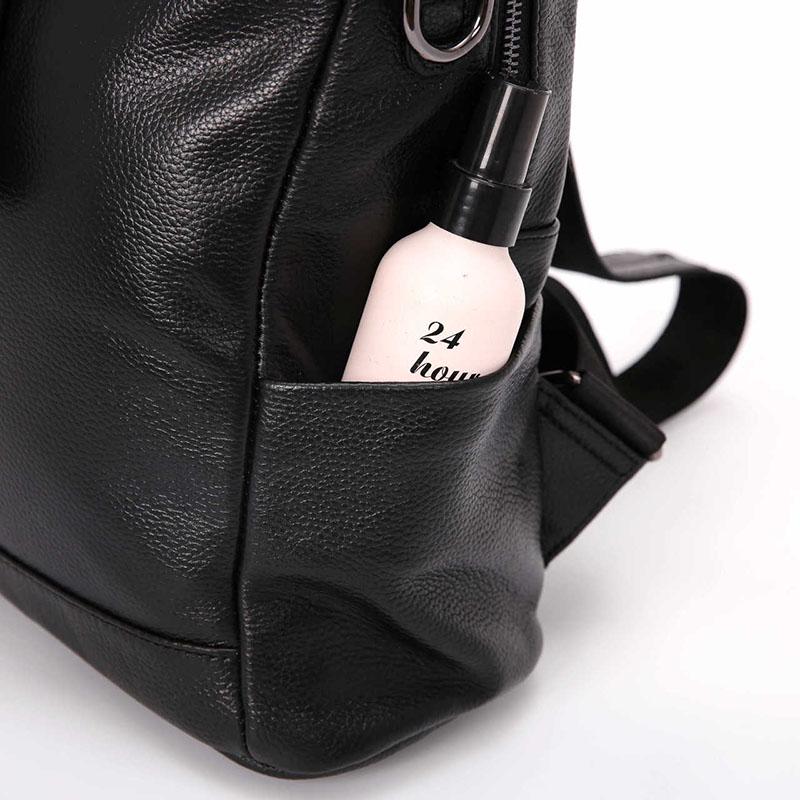 Fashion Leather Backpack Women Zipper Anti-theft Waterproof Student Computer Bag Outdoor Travel Bags