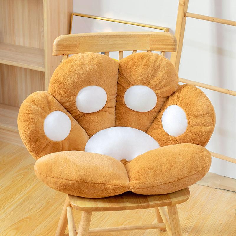 1PC 2 Sizes Soft Paw Pillow Animal Seat Cushion Stuffed Plush Sofa Indoor Floor Home Chair Decor Children Girls Gift