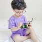 Children's Pajamas Set Ice Silk Short-sleeved Shorts Summer Thin Air-conditioned Clothing Boys and Girls Cold Home Service