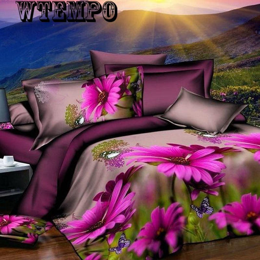 Quilt Cover Four Piece Bedding Quilt Cover Sheet Wedding Bed