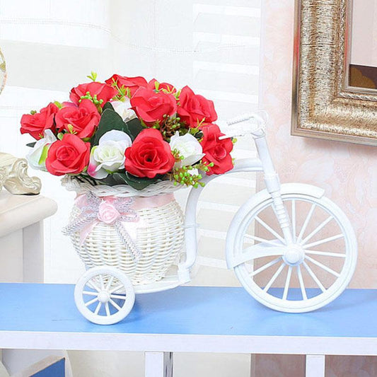 Artificial Flowers Simulation Flower Cart Potted Coffee Table Dining Table Floral Decoration Ornaments Flower Bedroom Living Room Cabinet Desktop