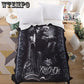 Soft Warm Black 3d Printed Blanket Sofa Bedding Home Sleeping Blanket